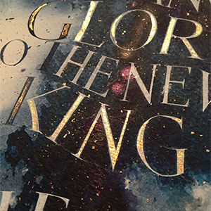 Hark The Herald- calligraphy detail